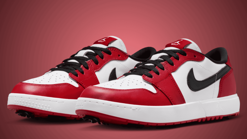 The Air Jordan 1 Low Golf Spike Gets a Chicago Colorway