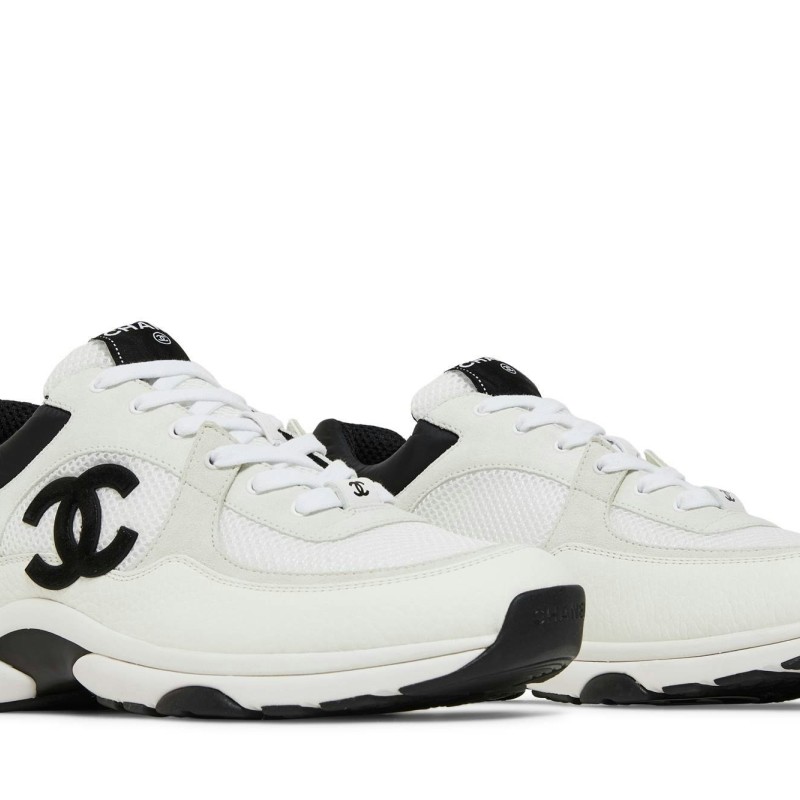 Women Chanel Sneaker 'White Black' G38301-Y55720-K3846