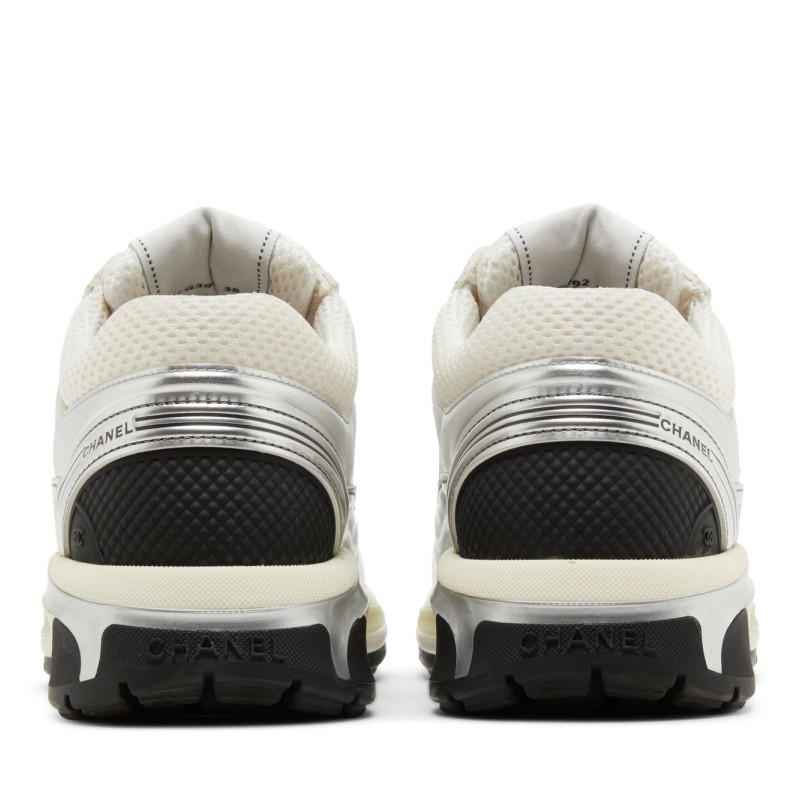 Women Chanel Sneaker Low 'Silver Logo' G39792-Y56368-K5451