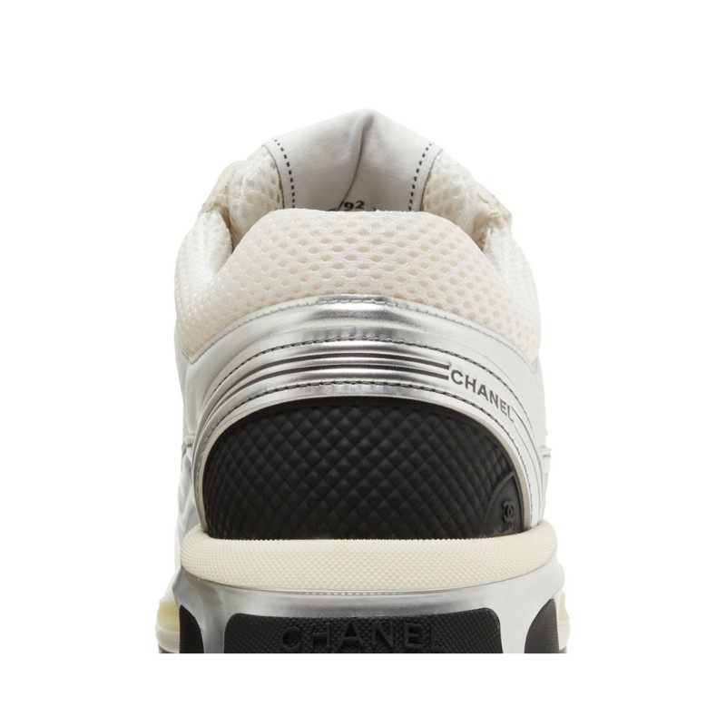Women Chanel Sneaker Low 'Silver Logo' G39792-Y56368-K5451