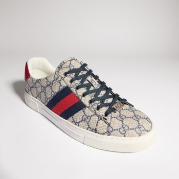 Men's Gucci Ace trainer with Web 4049