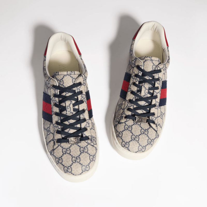 Men's Gucci Ace trainer with Web 4049