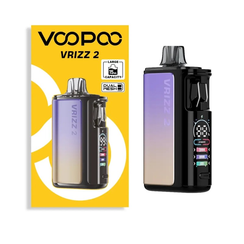 VOOPOO Vrizz 2 Kit Electronic Cigarette 12-30 W Sunset Purple VOOPOO Vrizz 2 Kit Electronic Cigarette 12-30 W Sunset Purple